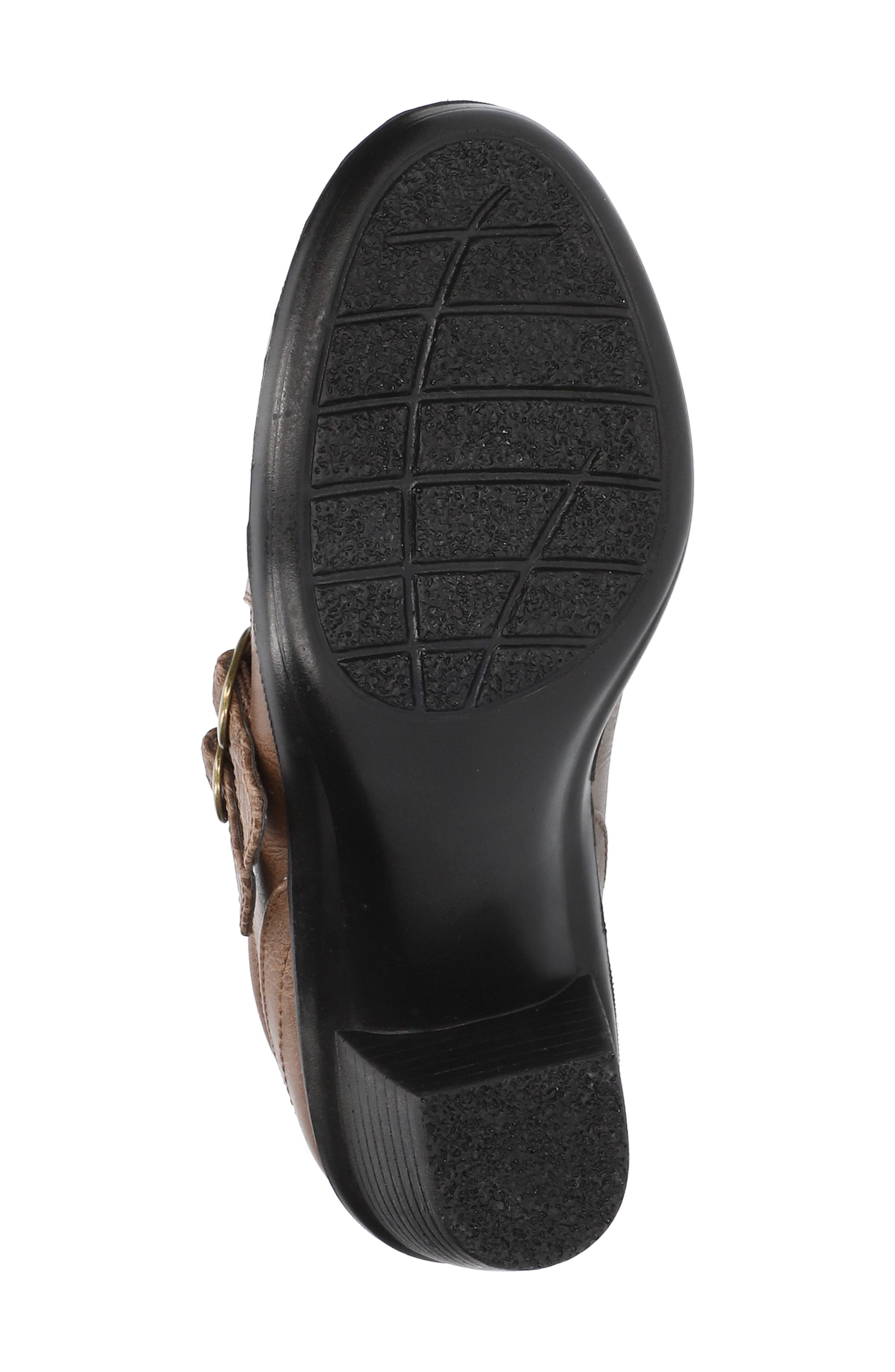 Stroll Faux Leather Clog, Alternate, color, TAUPE/ TAUPE SNAKE/ GORE