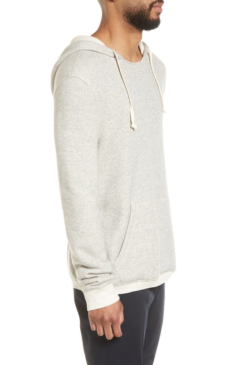 Slub Pullover Hoodie, Alternate, color, LIGHT HEATHER GREY