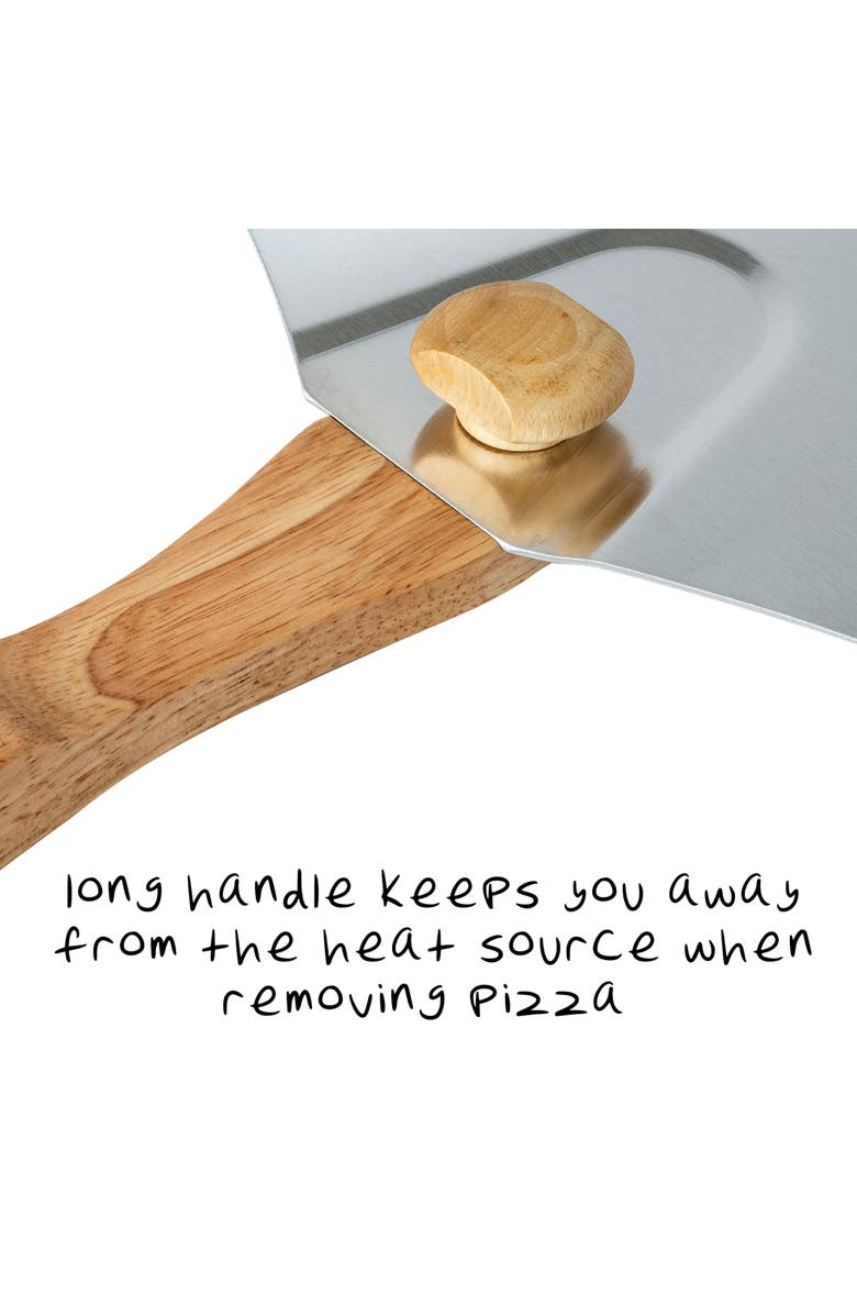 Old Stone Aluminum Pizza Peel w/ Folding Handle, 12x14-Inch, Alternate, color, Metallic Silver