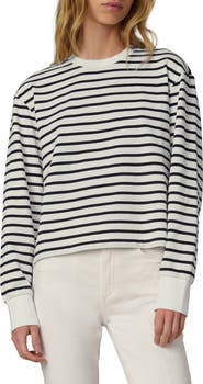 Joe's Stripe Long Sleeve Cotton T-Shirt