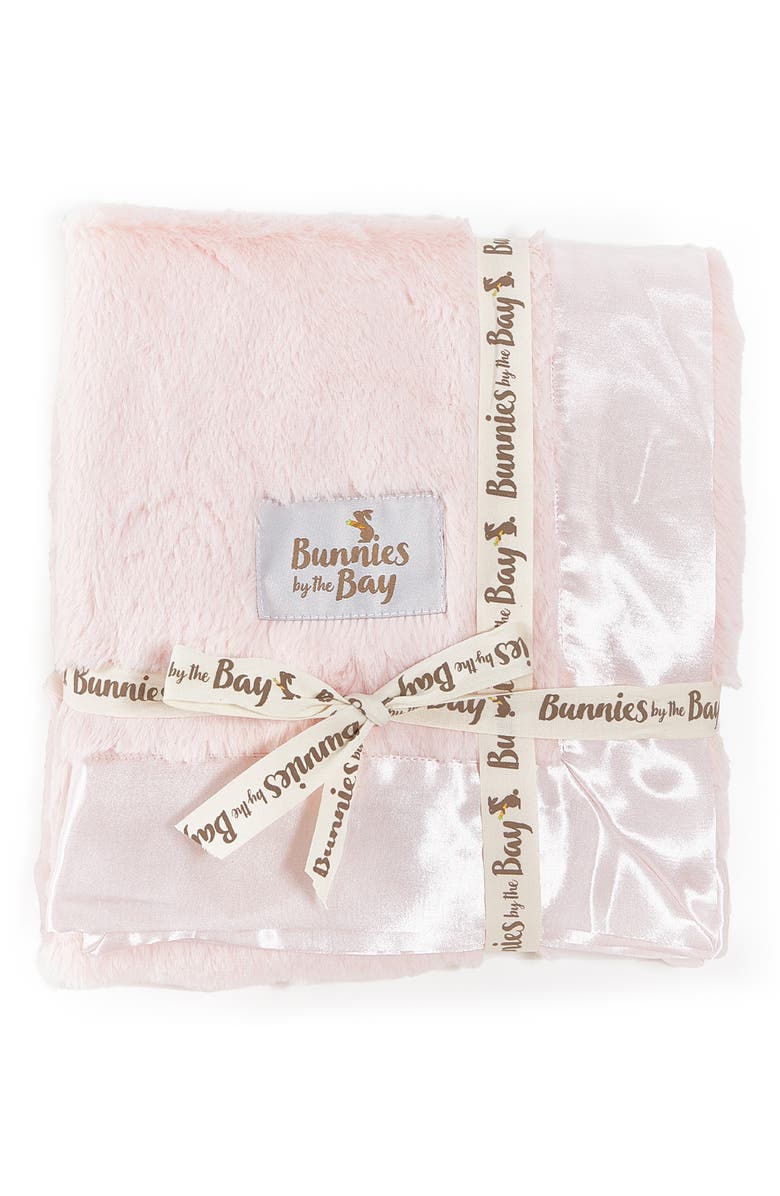 Bunnies by the Bay Blanket & Bunny Silly Buddy Pacifier Holder Set, Alternate, color,