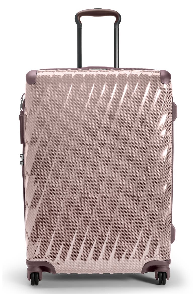 Short Trip Hardside Spinner Suitcase, Main, color, BLUSH