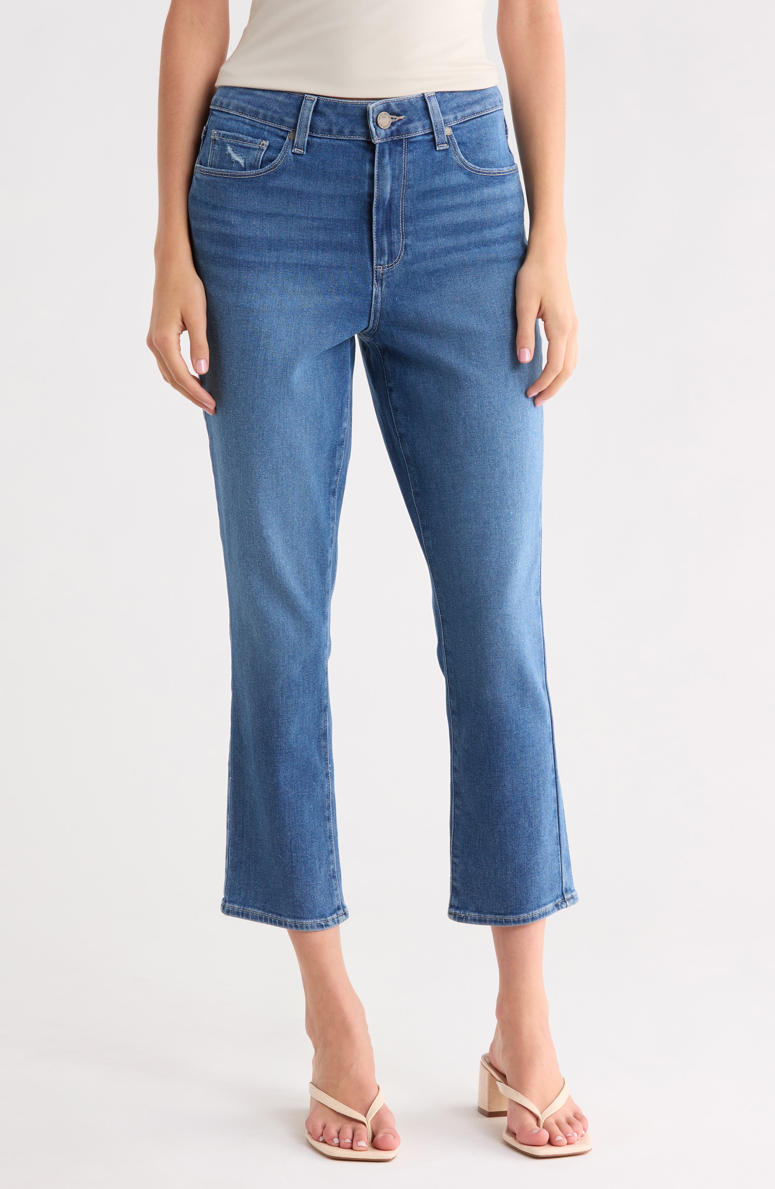 Brigitte High Waist Slim Boyfriend Jeans