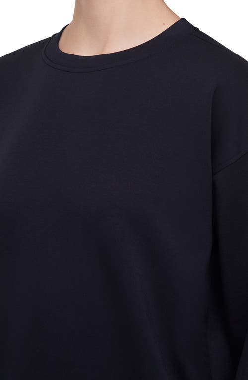 Three Dots Lana Relaxed Fit Pullover In Black
