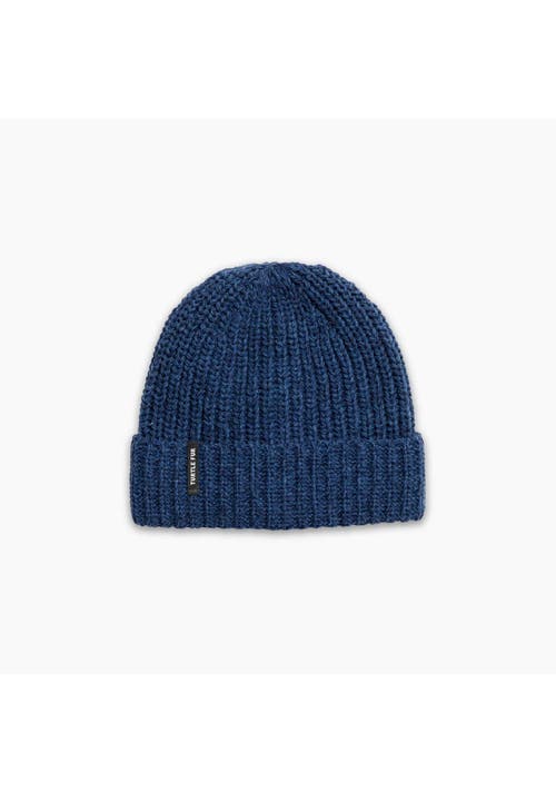 Turtle Fur Ethan Wool Beanie In Blue