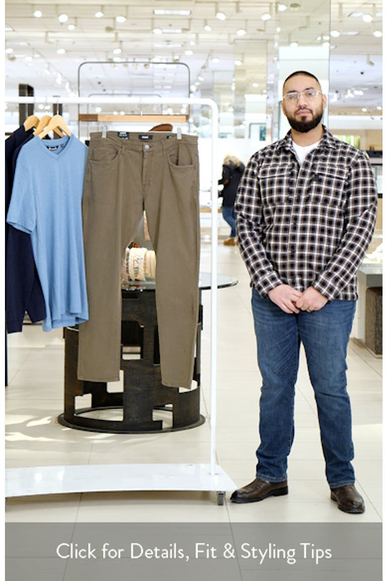 Marcus Slim Straight Leg Five-Pocket Pants video