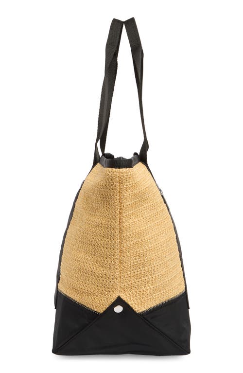 LESPORTSAC LESPORTSAC RAFFIA EAST/WEST TOTE BAG