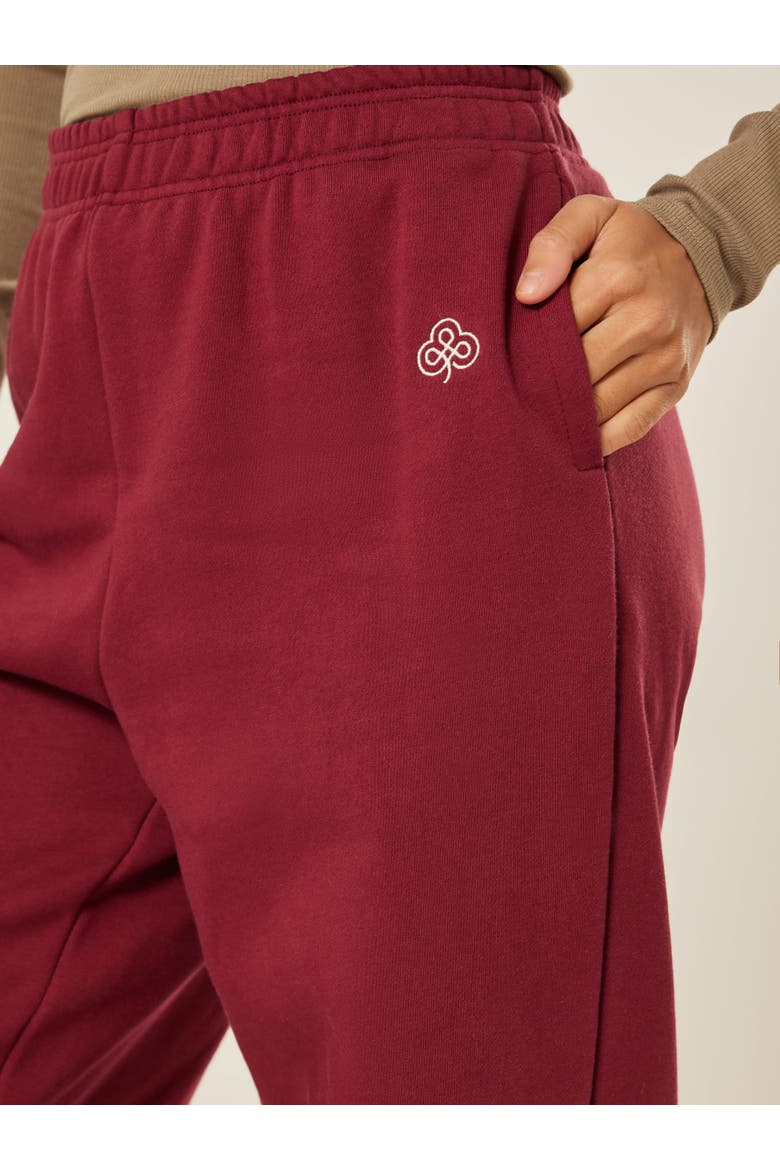 Varsity Athletica Cuffed Joggers, Alternate, color, Garnet