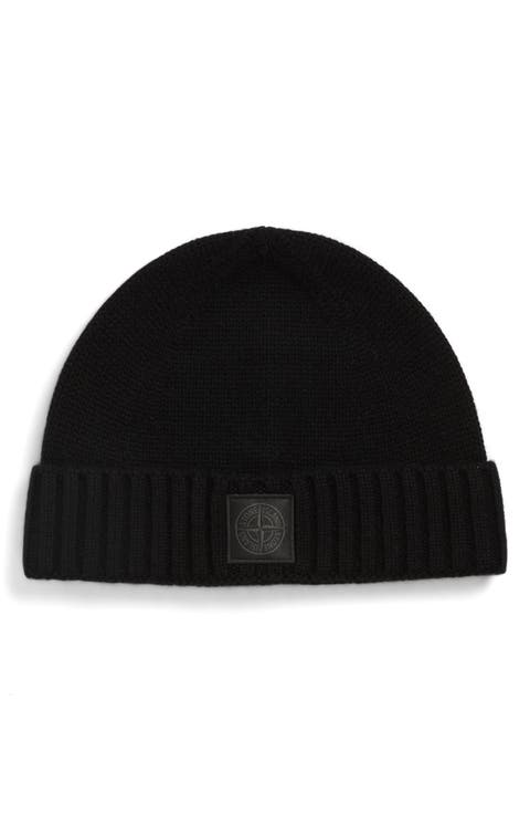 Ghost Cuffed Cashmere Beanie