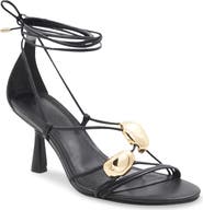 BCBGMAXAZRIA Quilan Ankle Wrap Sandal