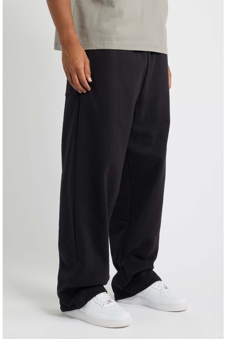 Essential Relaxed Sweatpants, Alternate, color, BLACK