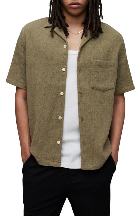 Eularia Textured Camp Shirt