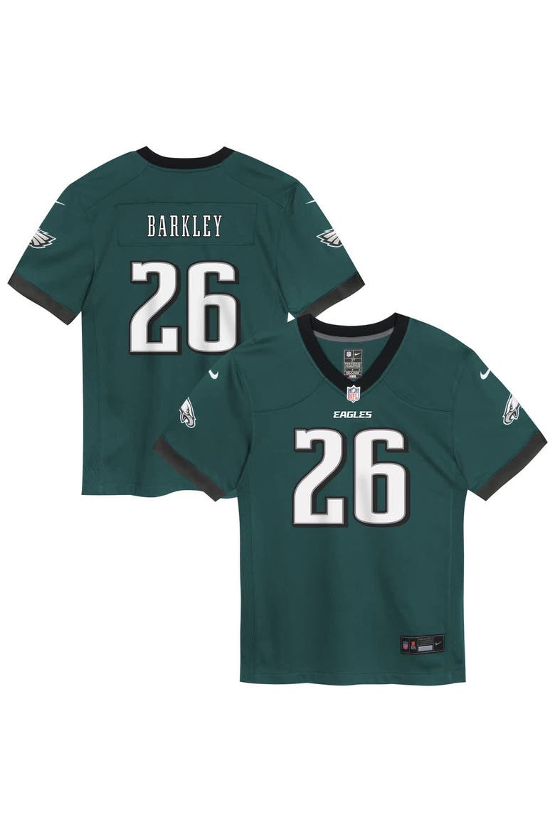 Infant Nike Saquon Barkley Midnight Green Philadelphia Eagles Team  Player Game Jersey, Main, color, Green