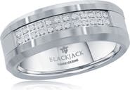 BLACKJACK Men's CZ Pavé Ring