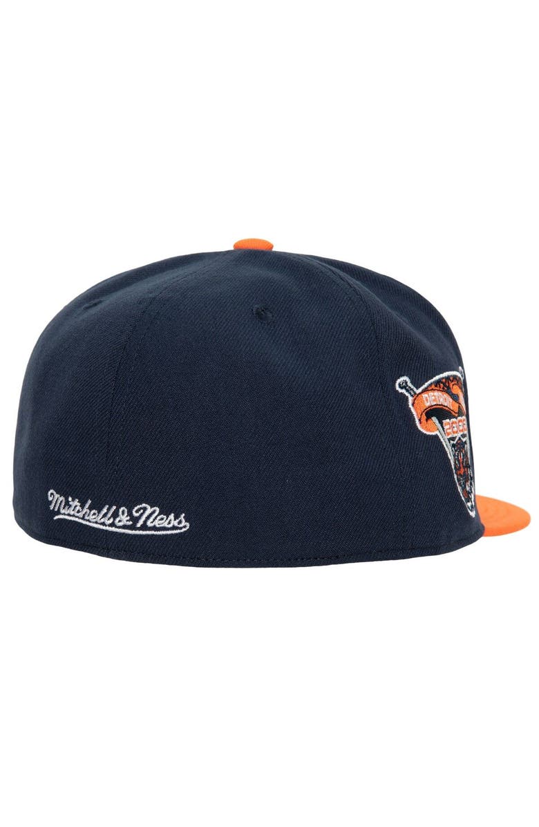 Mitchell & Ness Men's Mitchell & Ness Navy/Orange Detroit Tigers Bases Loaded Fitted Hat, Alternate, color, 