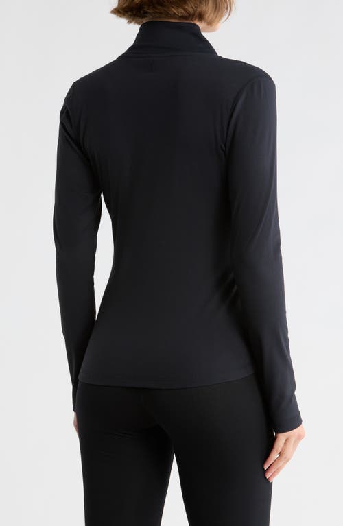Yogalicious Ultra Lush Cloud Drift Full Zip Jacket In Black
