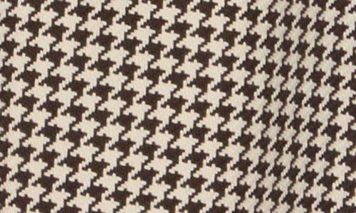 Dl1961 Desi Houndstooth Cotton Wide Leg Pants In Gray