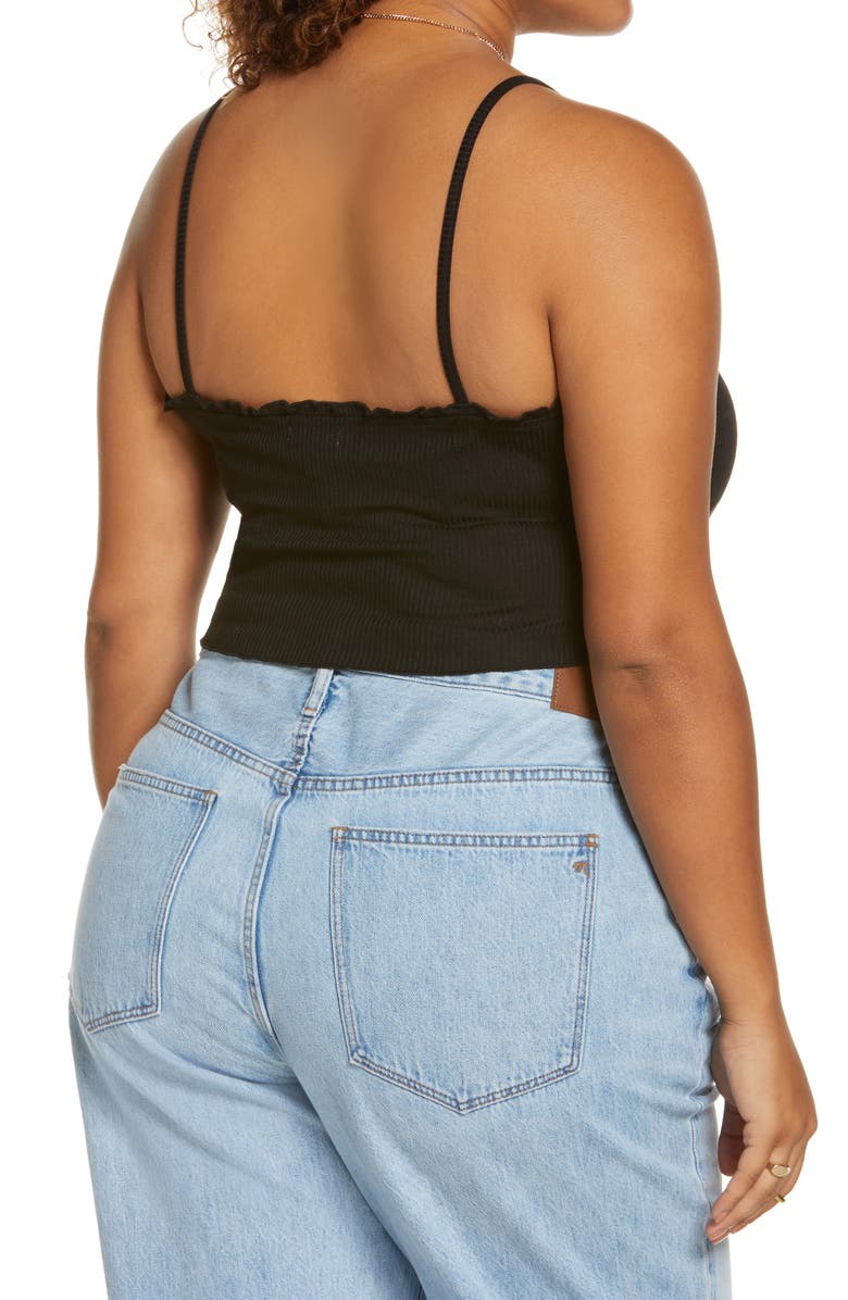 BP. Cropped Rib Cardigan & Camisole Set, Alternate, color, 