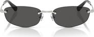 Swarovski 57mm Irregular Sunglasses