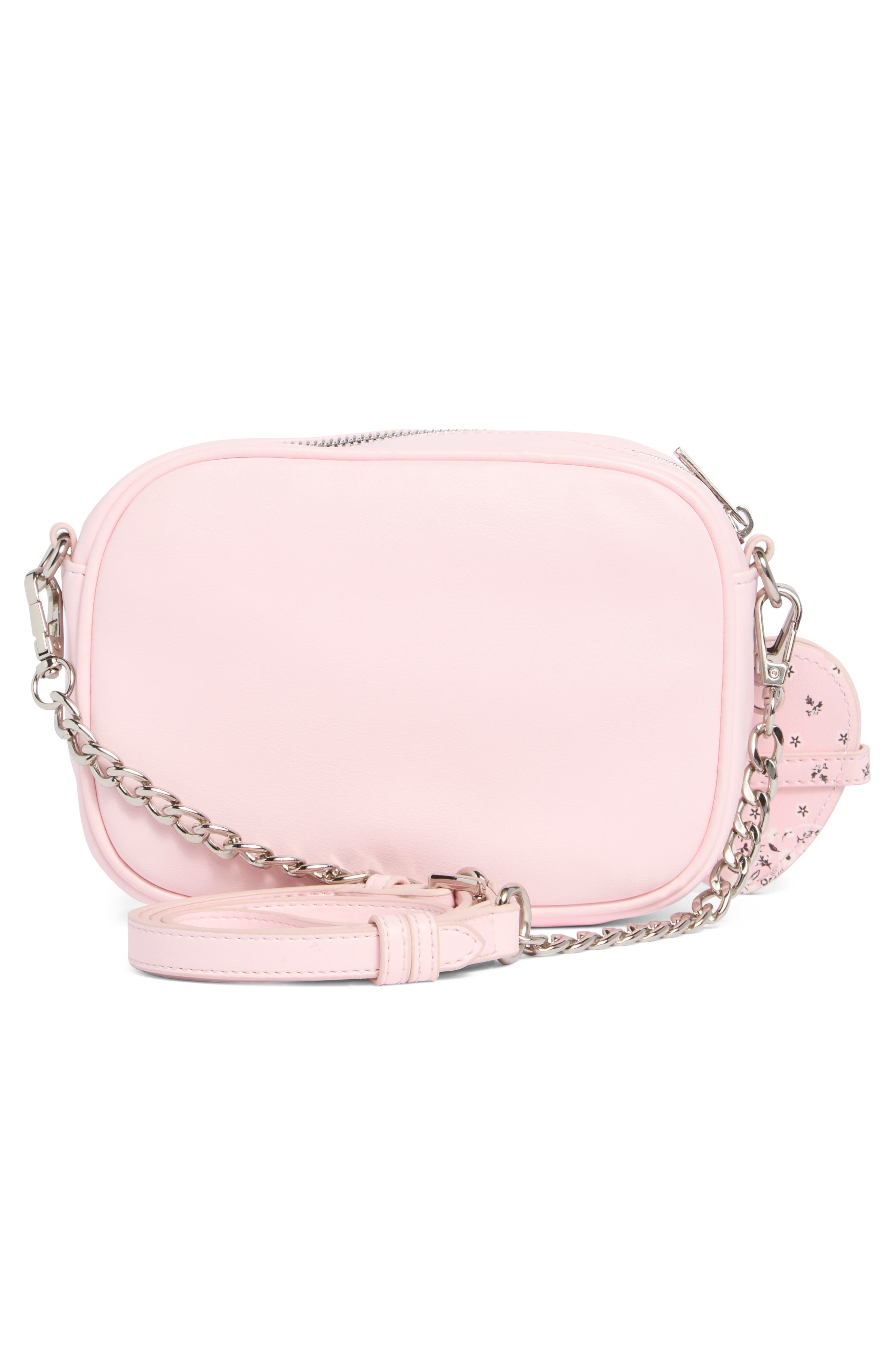 Madden Girl Kids' Faux Leather Camera Bag, Alternate, color, Ballet Pink