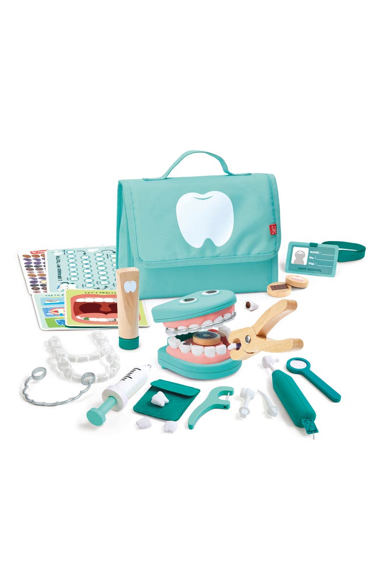 Hape Super Smile Dental Clinic Play Set, Main, color, 