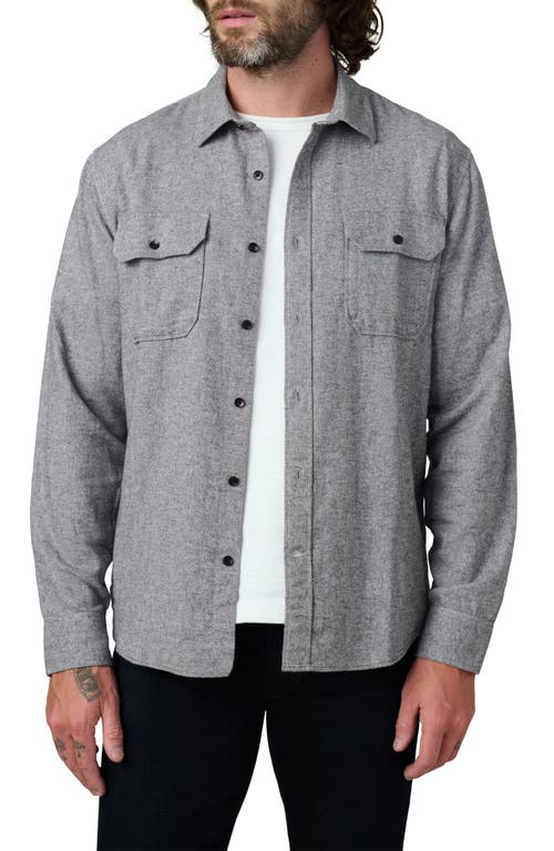 Joe's Chester Flannel Button-up Shirt In Gray