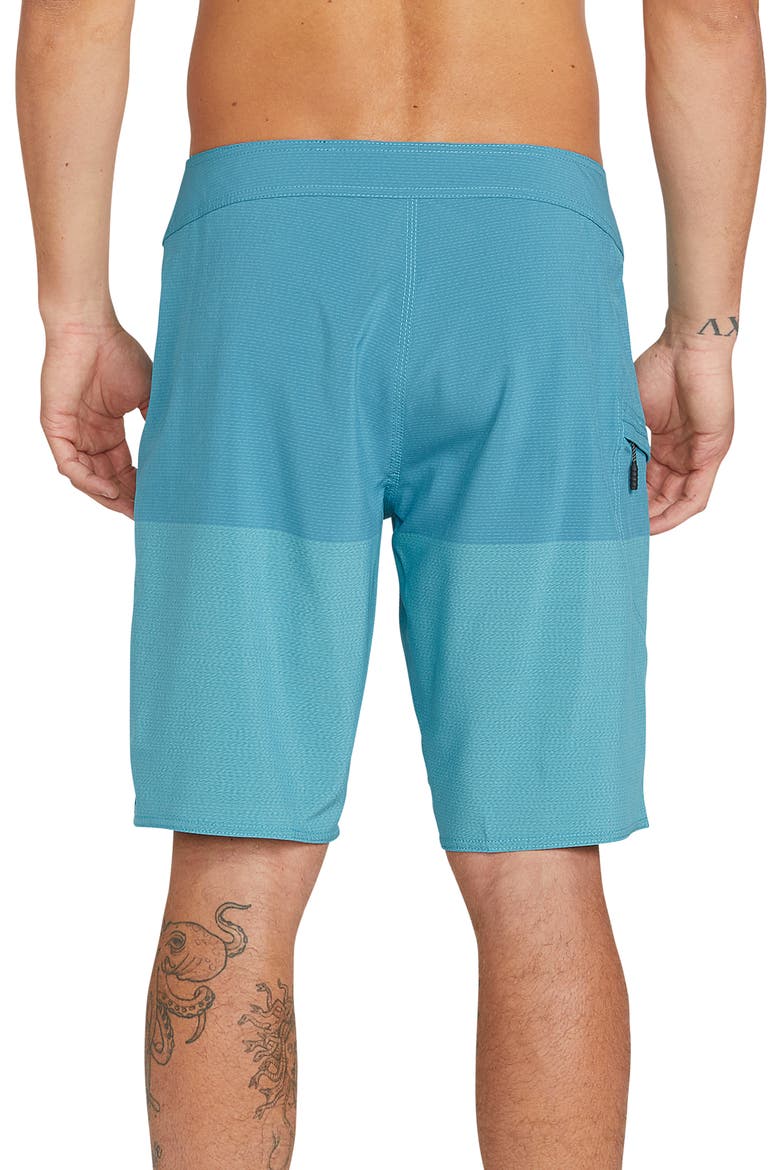 Lido Colorblock Board Shorts, Alternate, color, BISCAY GREEN