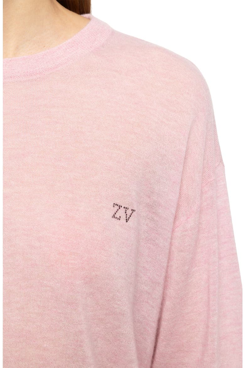Swapy Cashmere Sweater, Alternate, color, PEONIE
