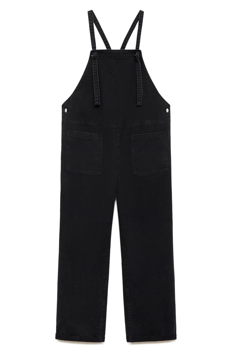 MANGO Denim Maternity Overalls, Alternate, color,