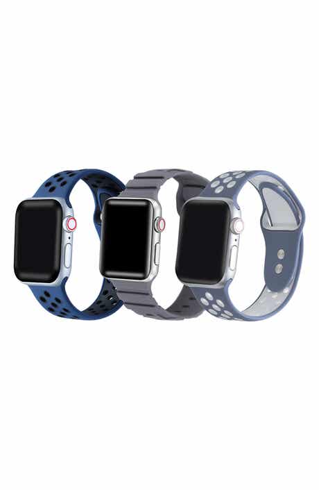 The Posh Tech Assorted 3-Pack Silicone Apple Watch® Watchbands