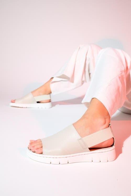 Forever & Always Shoes Londoi Elastic Strap Leather Sandal