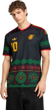 adidas Men's adidas Bob Marley Black Jamaica National Team 2026 Away Replica Jersey