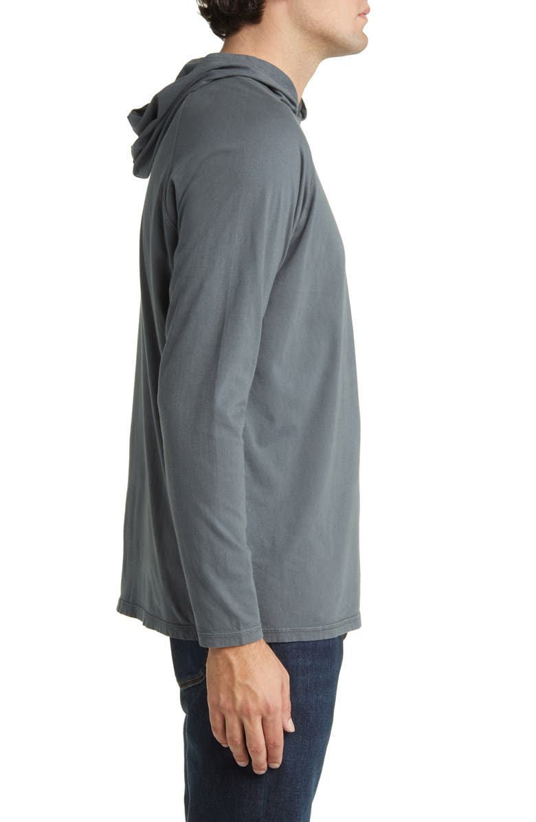 Peter Millar Hooded Lava Wash Long Sleeve T-Shirt, Alternate, color, 