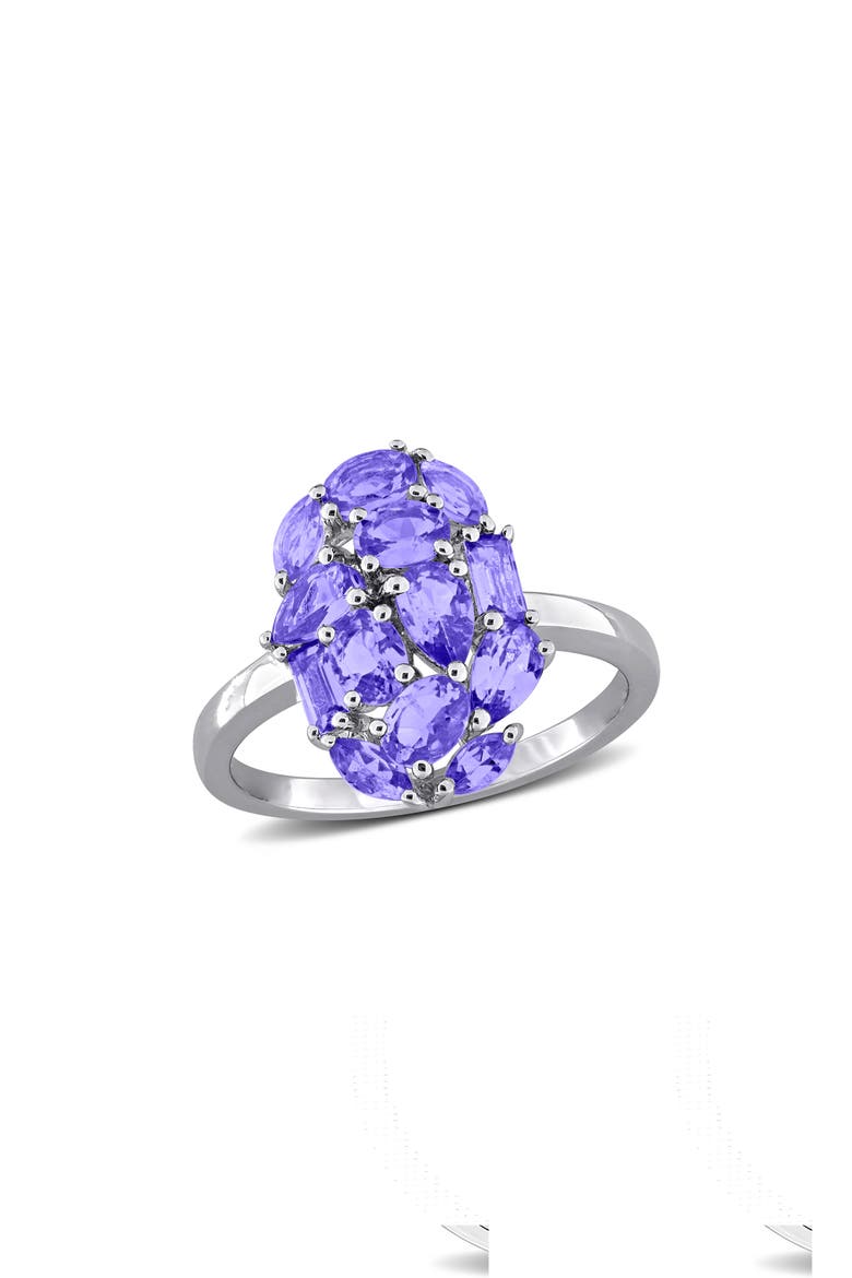 Multi-Shaped Tanzanite Statement Ring, Main, color, PURPLE