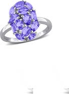 DELMAR Multi-Shaped Tanzanite Statement Ring