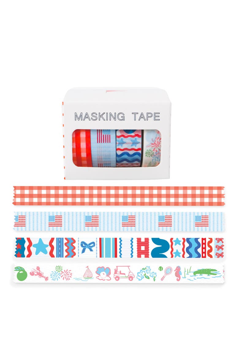 Americana Masking Tape Set, Main, color, Americana
