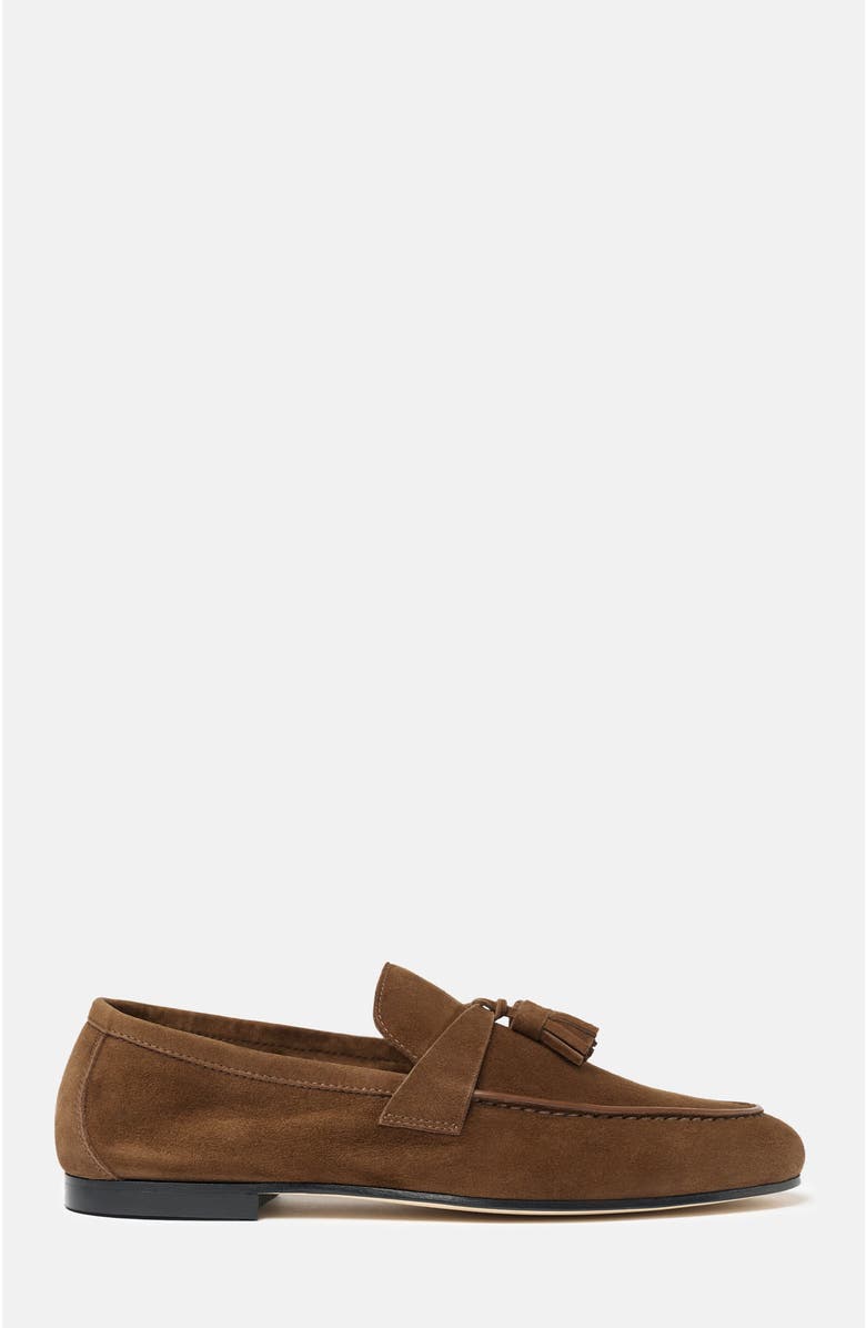 SCAROSSO Luisa Loafers, Alternate, color, Chocolate - Suede