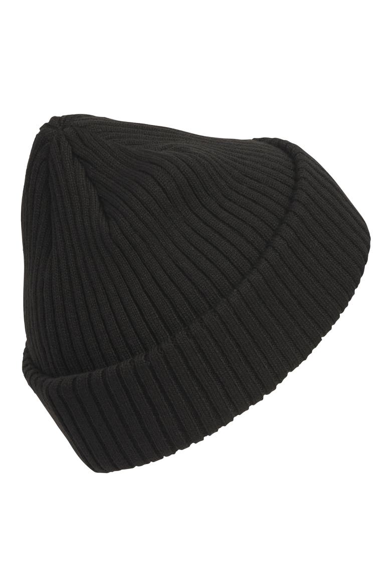 Altitude Folded Cuff Beanie, Alternate, color, BLACK