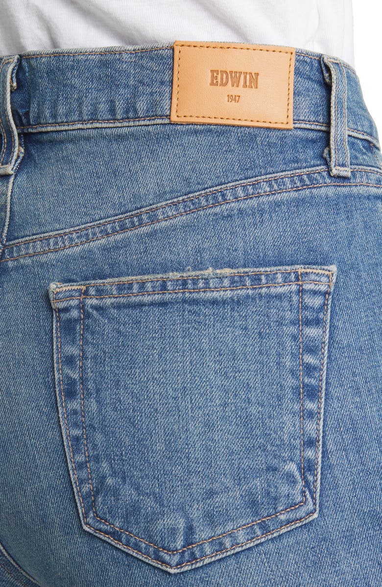 EDWIN Marli High Waist Ankle Wide Leg Jeans, Alternate, color,