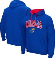 COLOSSEUM Men's Colosseum Royal Kansas Jayhawks Big & Tall Arch & Logo 2.0 Pullover Hoodie