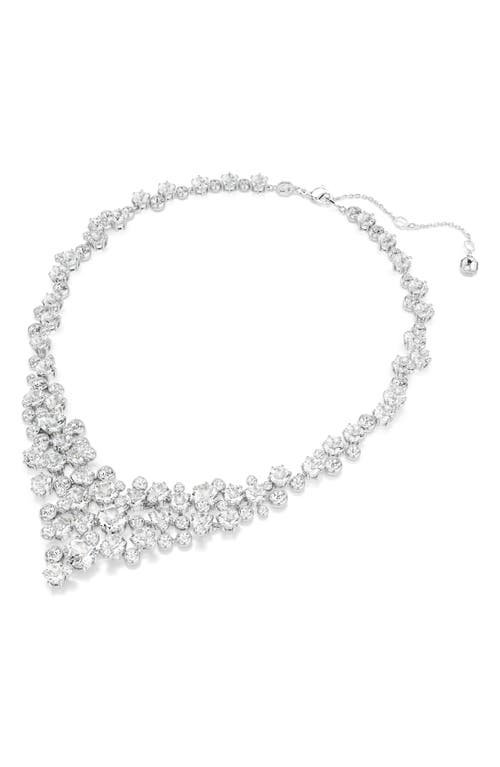 Swarovski Constella Crystal Necklace In Silver