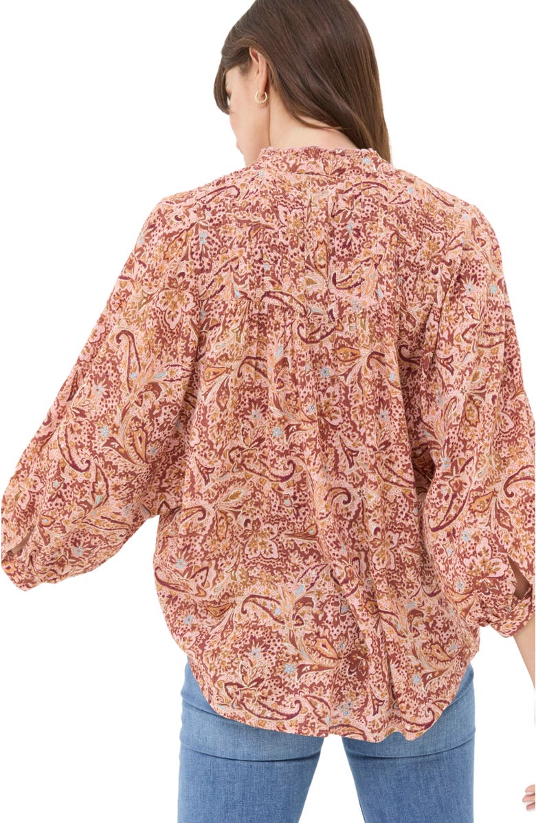 FatFace Women's Evelyn Wild Paisley Blouse, Alternate, color,