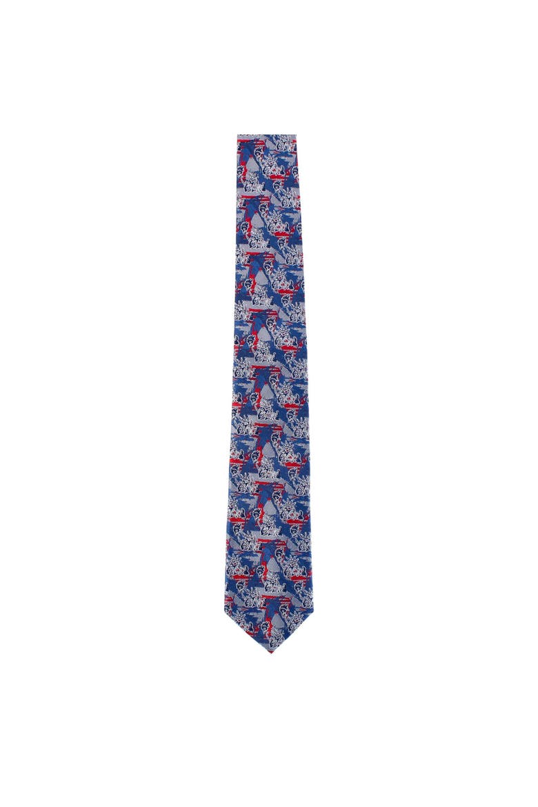 Freedom's Torch Patriotic Silk Novelty Necktie, Alternate, color, Multiple