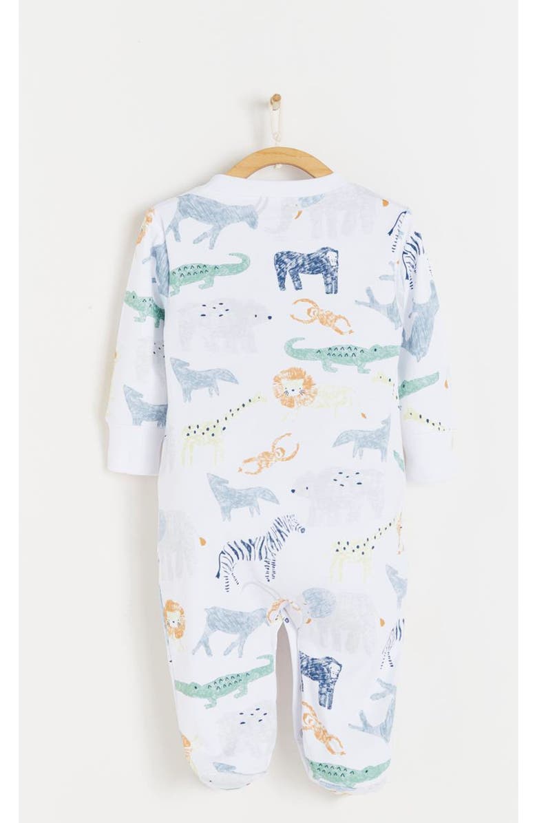 Babycottons Premium Peruvian Pima Cotton Kenya Footie Pajamas For Infant, Alternate, color, Multicolor