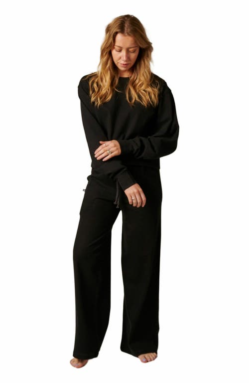 Leisure Lab Womens Cotton Lounge Crew