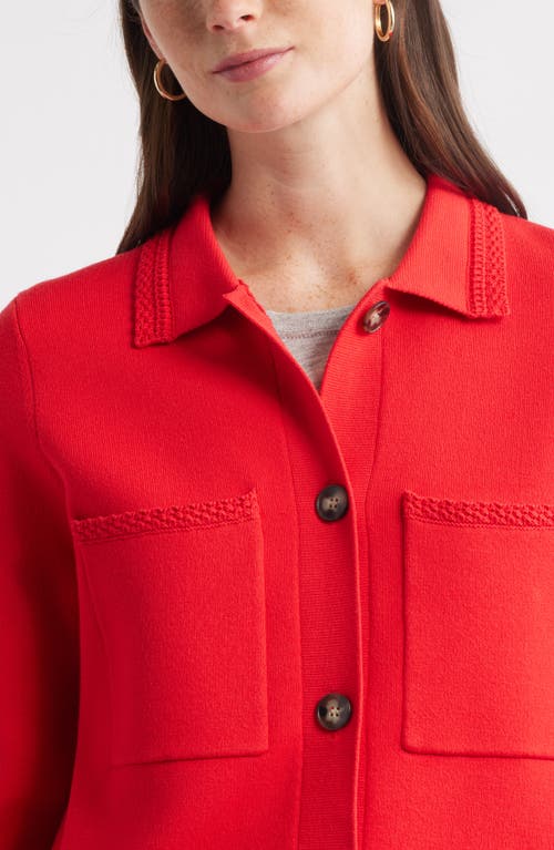 Caslonr Caslon(r) Sweater Shirt Jacket