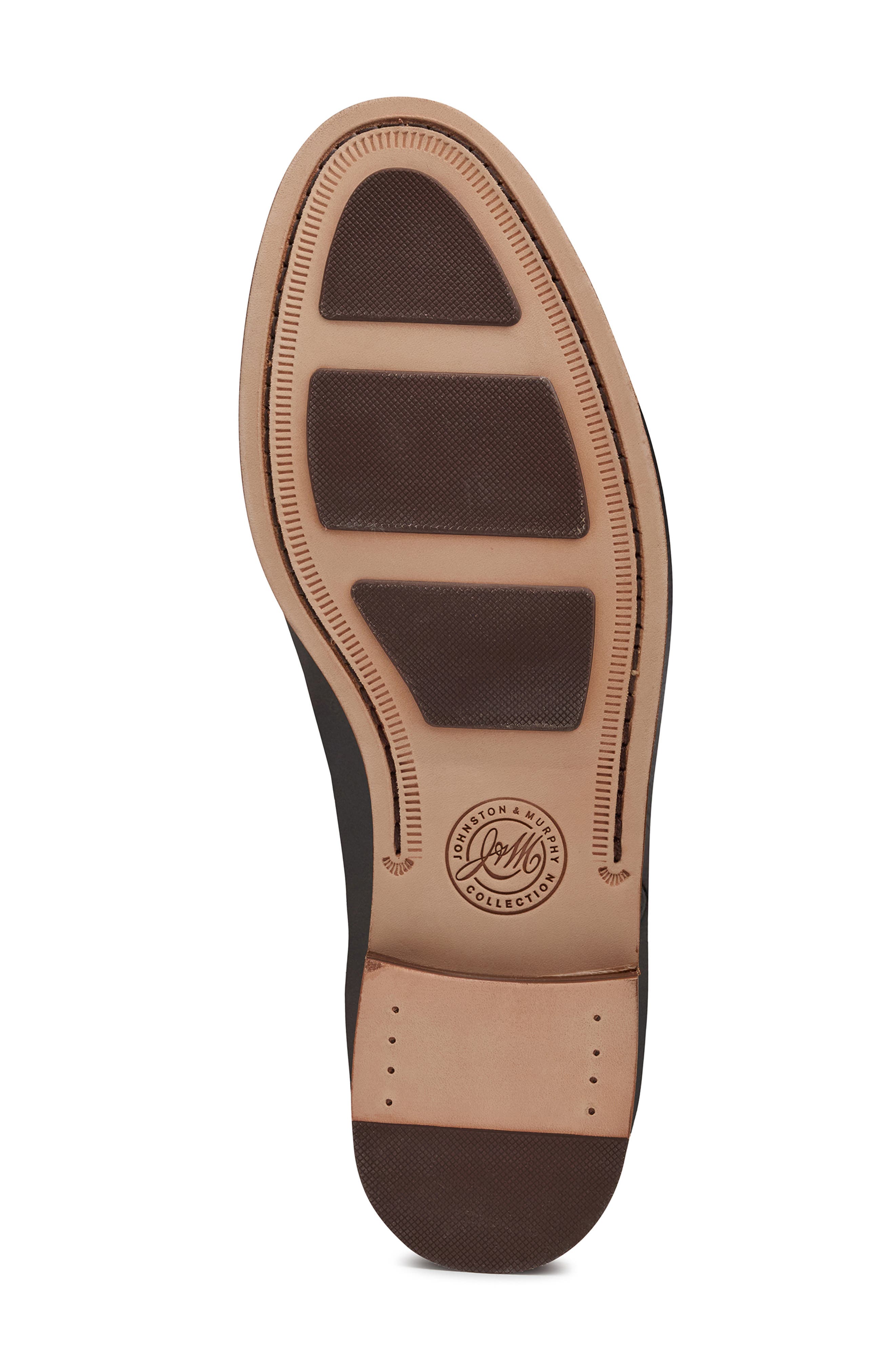 Johnston & Murphy Baldwin Penny Loafer, Alternate, color, Dark Brown English Full Grain