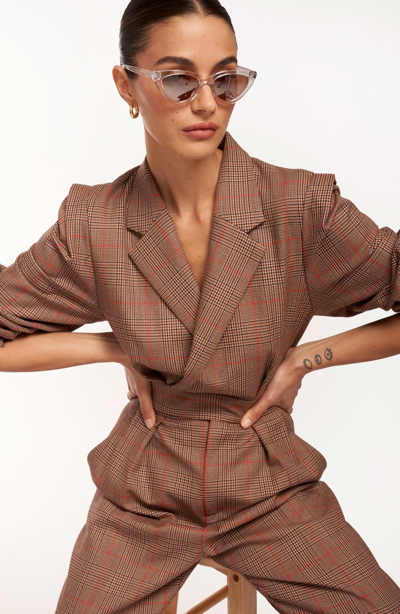 Equipment Beau Plaid Jumpsuit, Alternate, color, 