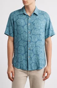 Faherty Breeze Short Sleeve Button-Down Shirt