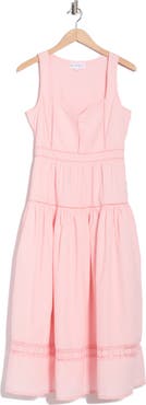 Maisie Cotton Poplin Midi Dress